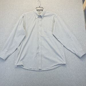 Stafford Men’s Light Gray Dress Shirt 17 35 Wrinkle Free